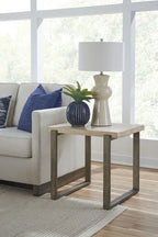 Table d'appoint en travertin Milano