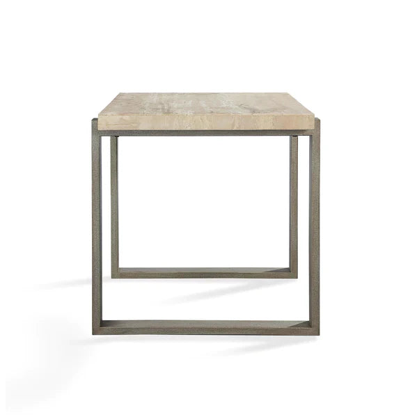 Table d'appoint en travertin Milano