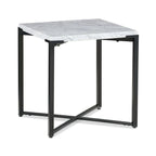 Table d'appoint en marbre Saxton