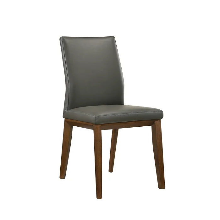 Ensemble de deux chaises en cuir souple Miami