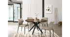 Chaise Dallas en cuir souple vendue par lot de deux