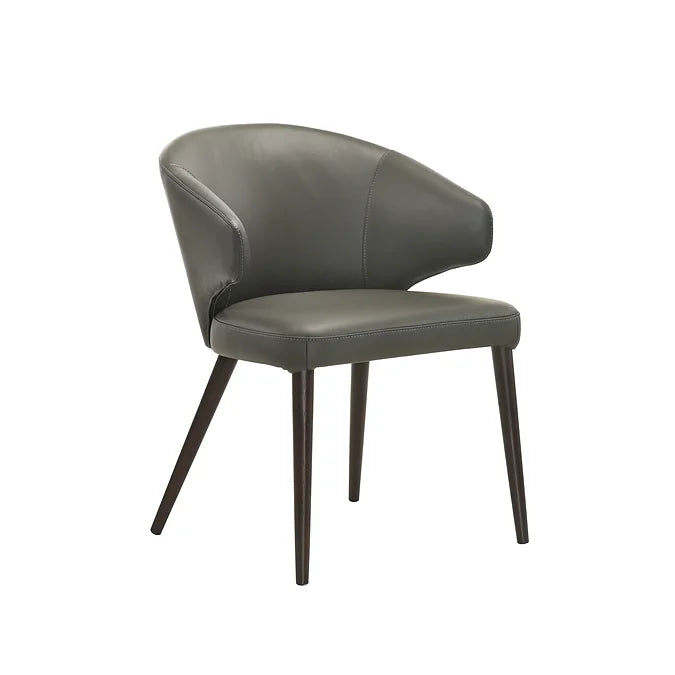 Fauteuil en cuir Voss 