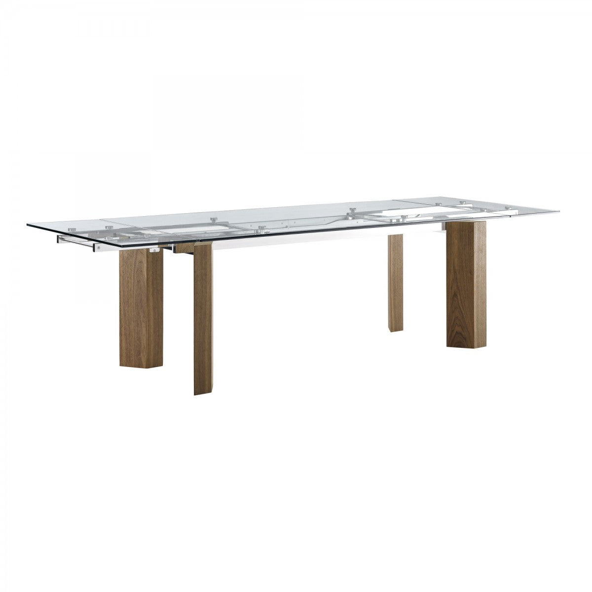 TABLE À MANGER EXTENSIBLE EN VERRE SKORPIO