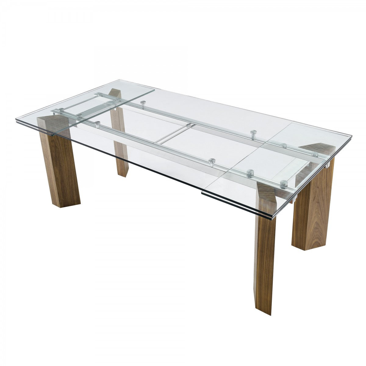 TABLE À MANGER EXTENSIBLE EN VERRE SKORPIO