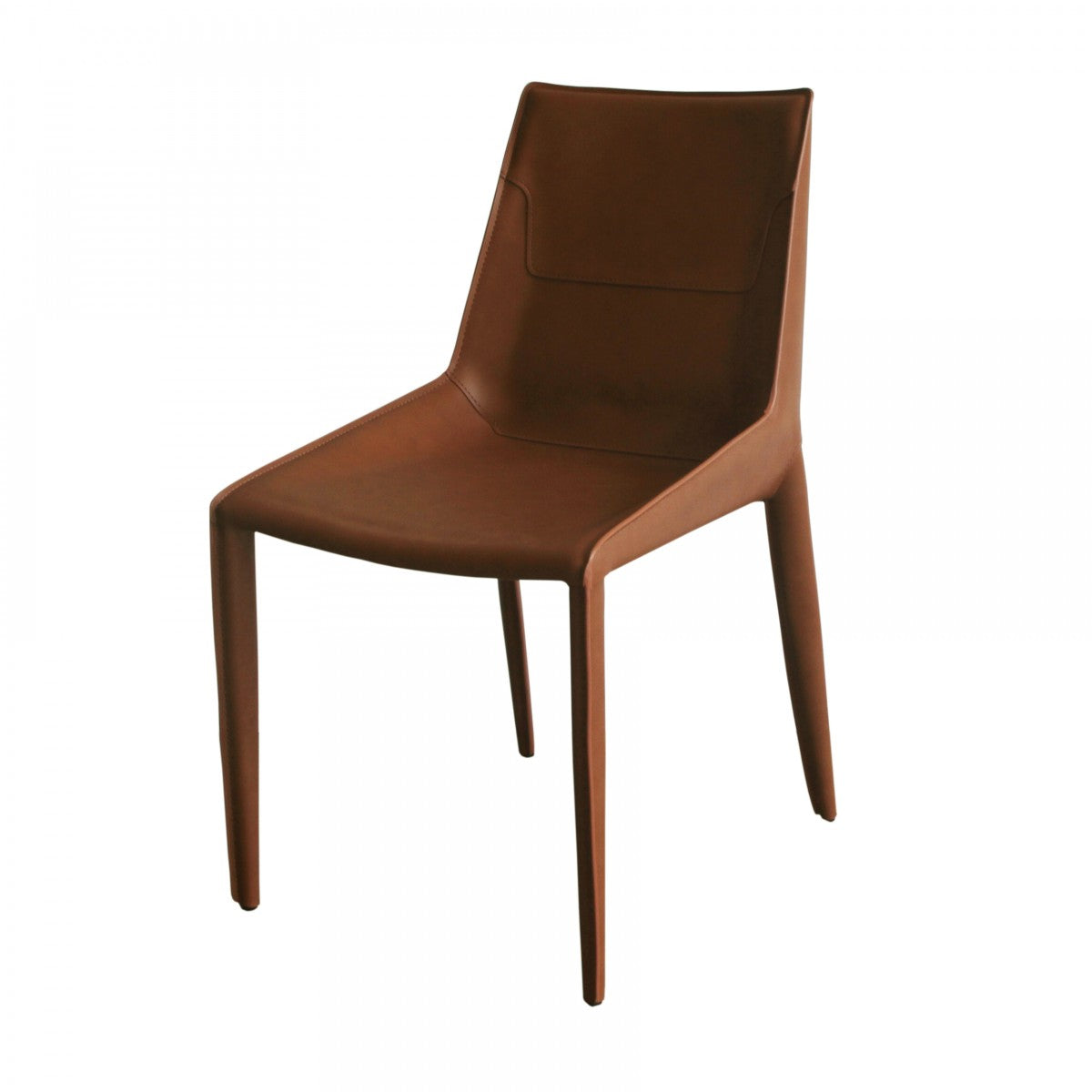 ENSEMBLE DE DEUX CHAISES DE SALLE À MANGER EN CUIR FRIDA