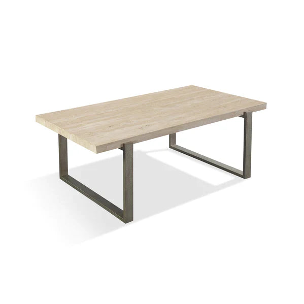 Table basse en travertin de Milan