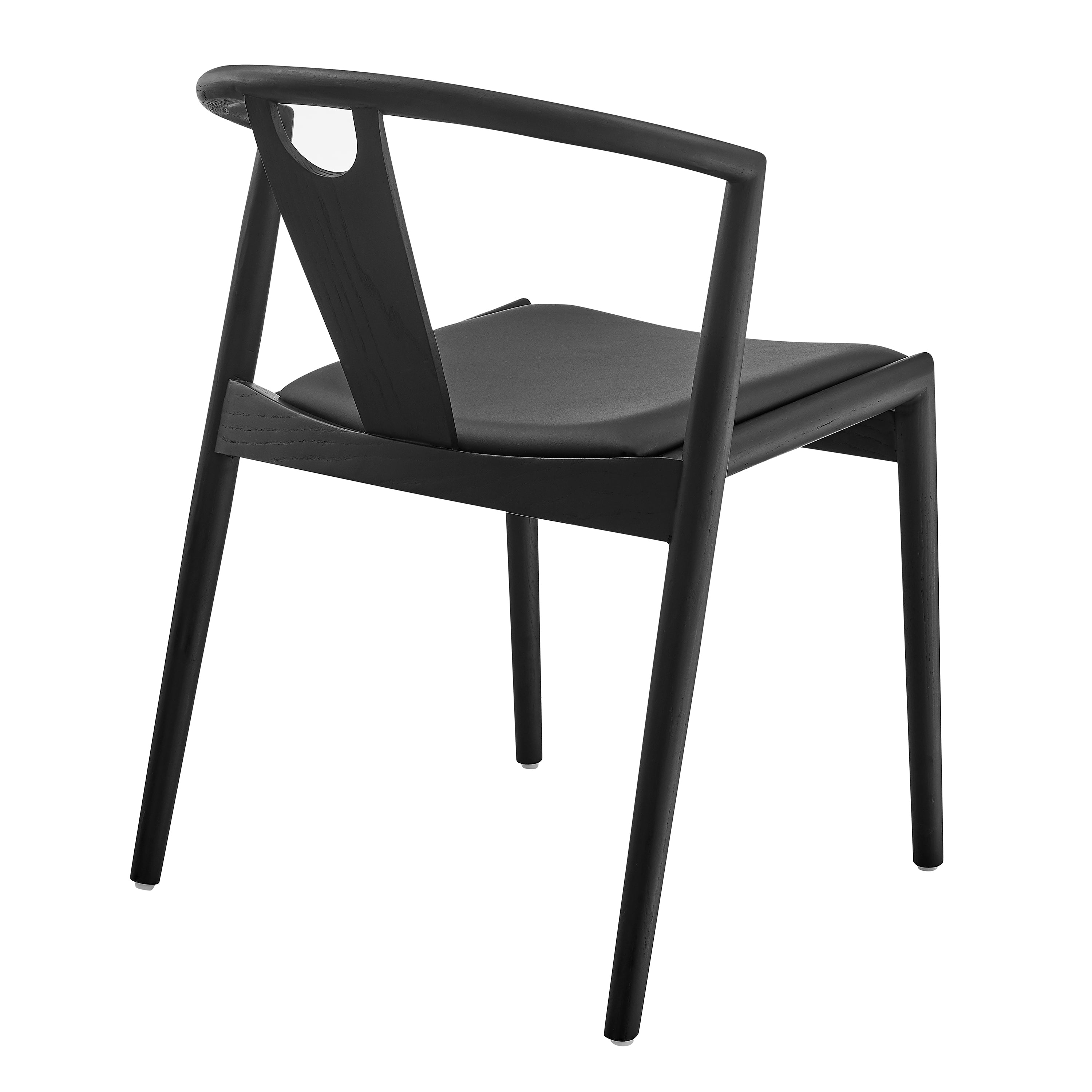 Chaise d'appoint en bois massif Blanche