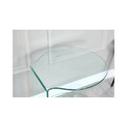Table d'appoint en verre courbé Umberto 