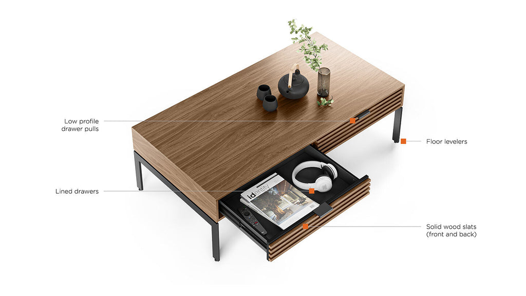 Table basse BDI Cora 1172 