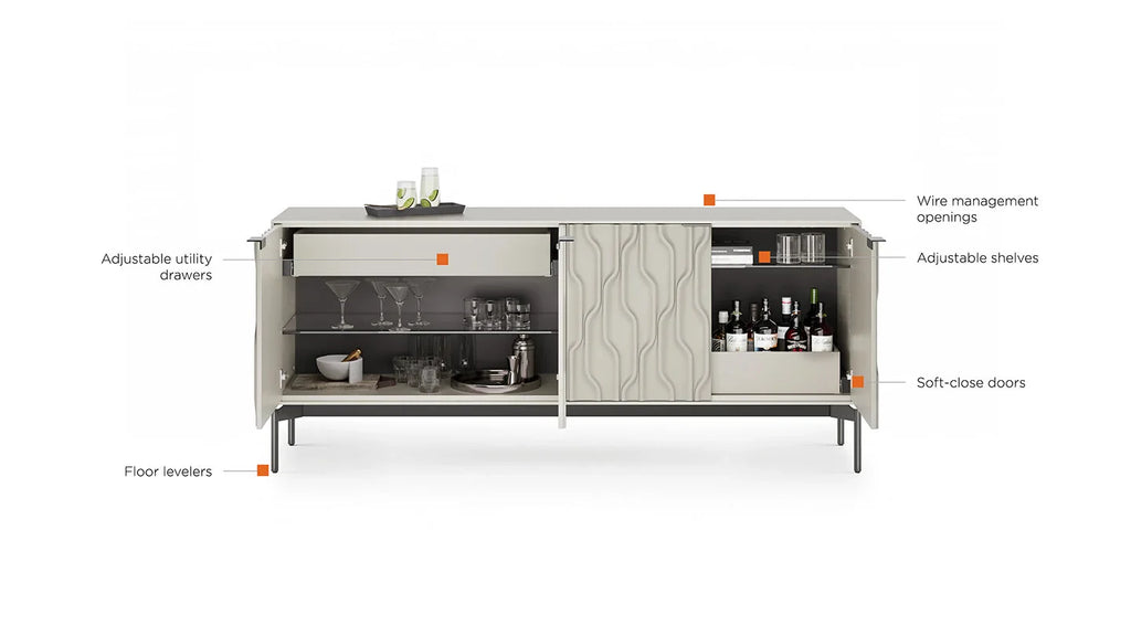 BDI 7639 Mesa Credenza