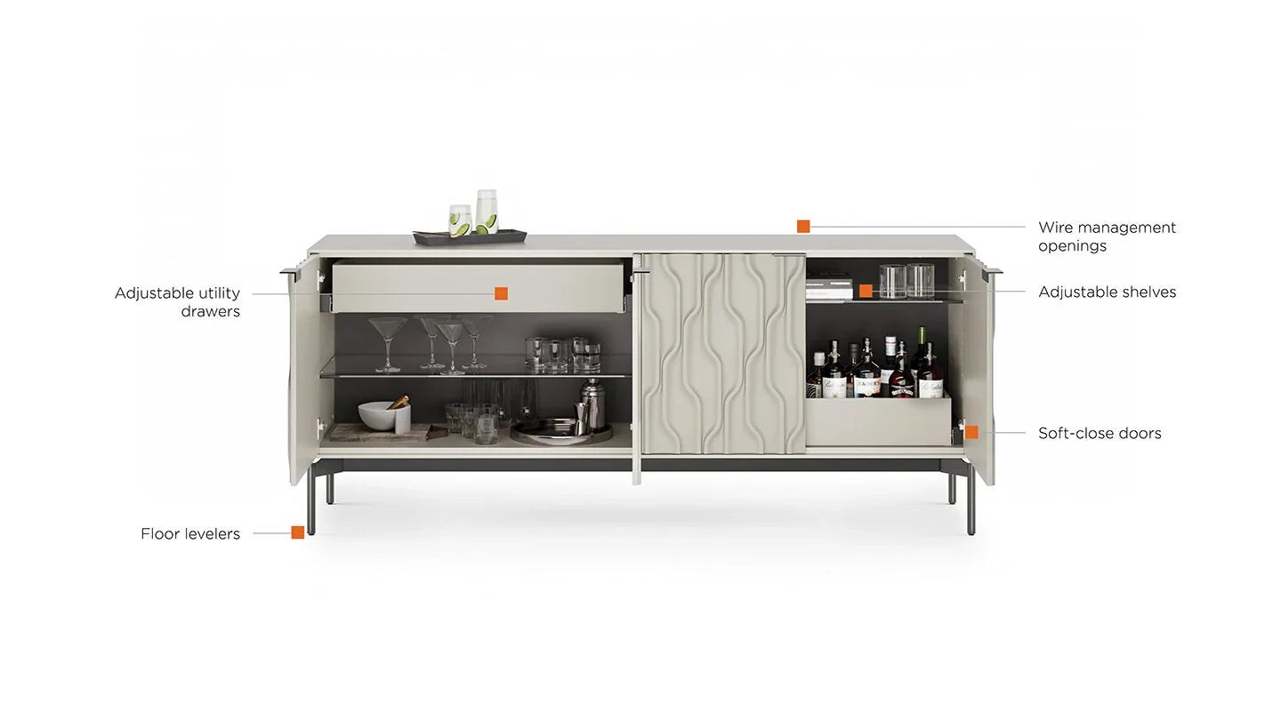BDI 7639 Mesa Credenza