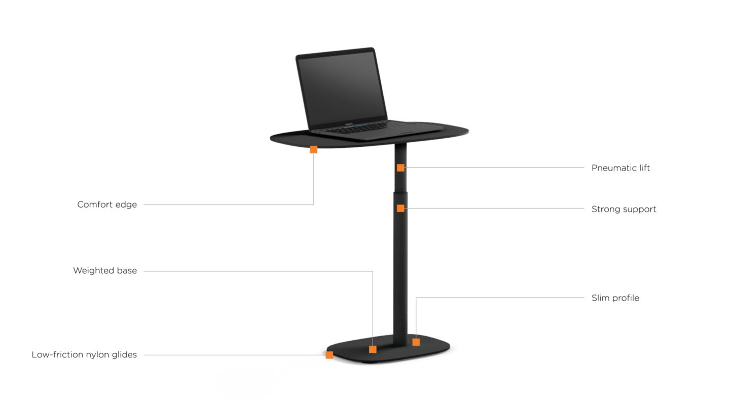 Table d'appoint et table d'appoint réglable en hauteur BDI Serif 1045