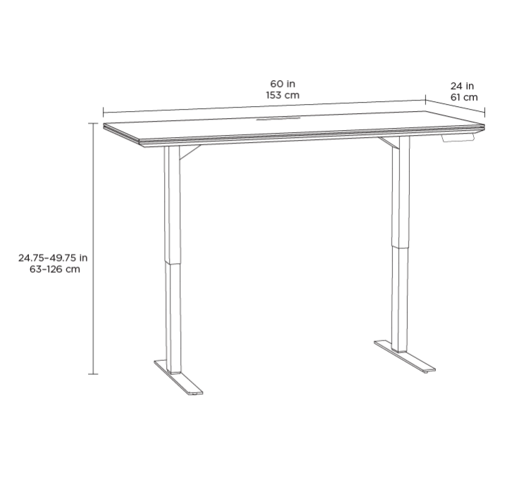 Bureau debout BDI Sequel 20® 6151