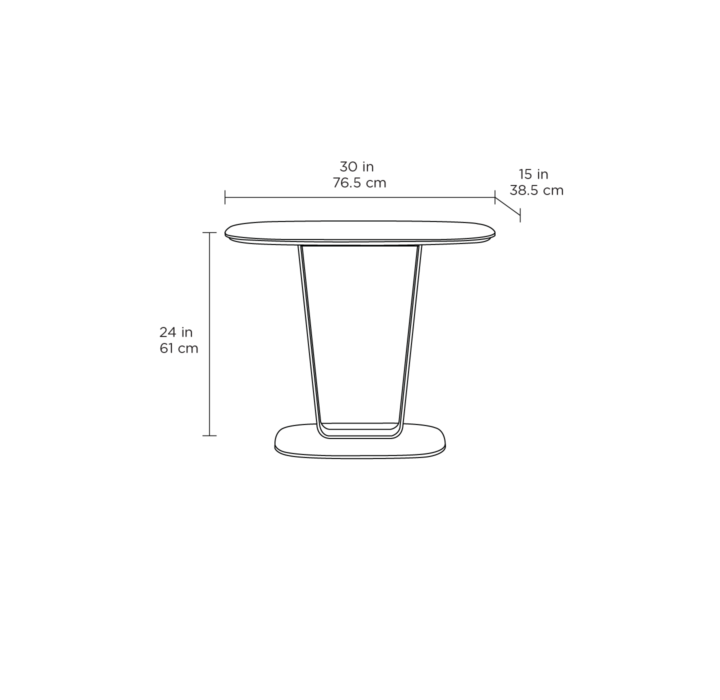 Table d'appoint BDI Cloud 9 1186