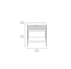 Table d'appoint BDI Cora 