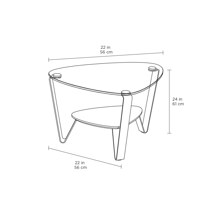 Table d'appoint BDI Dino 1367 