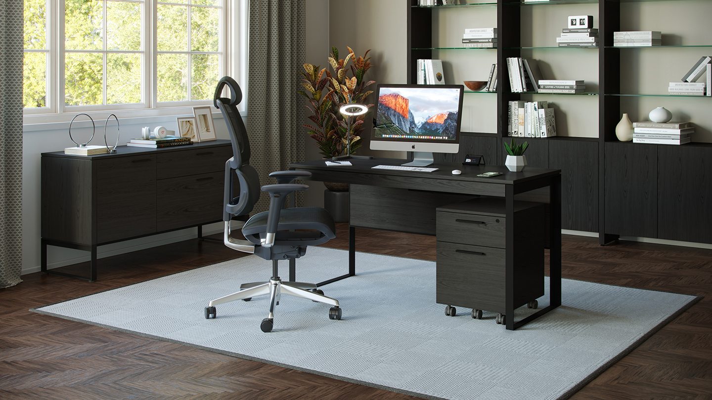 Classeur mobile verrouillable pour bureau à domicile BDI Linea 6227