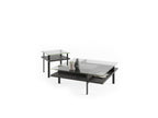Table d'appoint moderne en verre BDI Terrace 1156