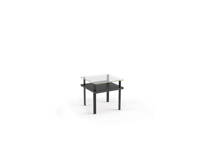 Table d'appoint moderne en verre BDI Terrace 1156