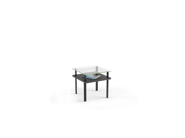 Table d'appoint moderne en verre BDI Terrace 1156