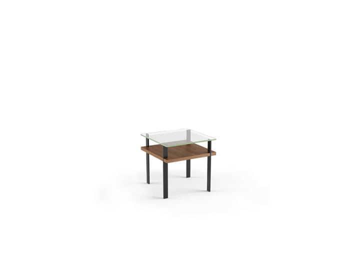 Table d'appoint moderne en verre BDI Terrace 1156