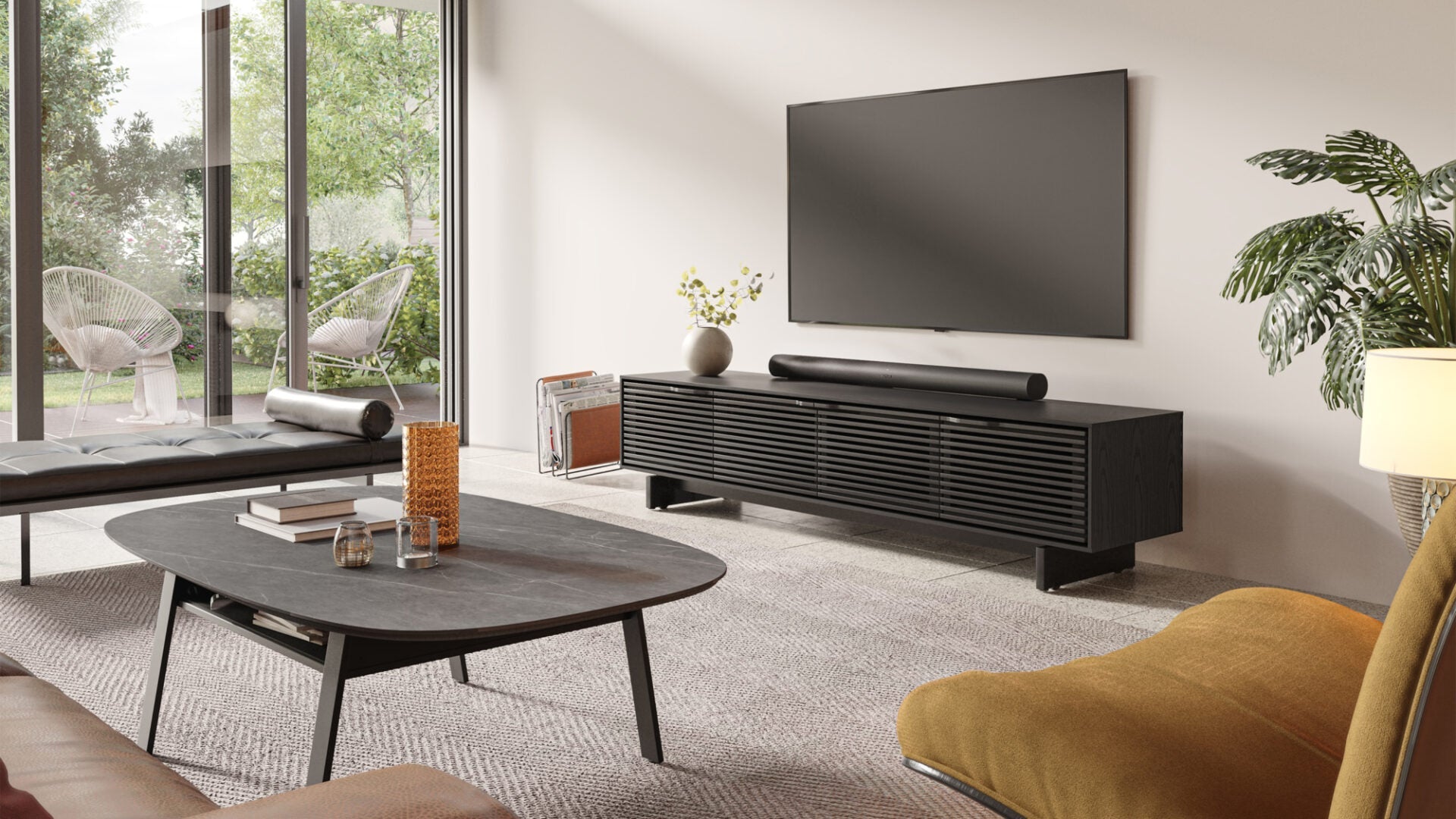 BDI Align 7473 Meuble TV et crédence modernes