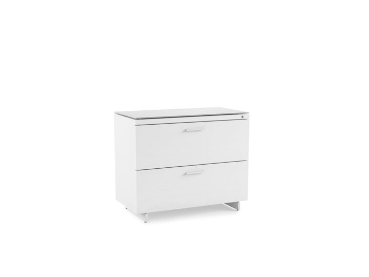 Armoire de rangement latérale blanche BDI Centro 6416