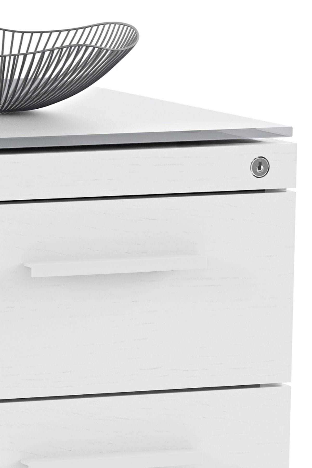Armoire de bureau multifonction blanche BDI Centro 6417