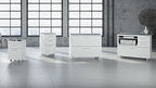 Armoire de bureau multifonction blanche BDI Centro 6417