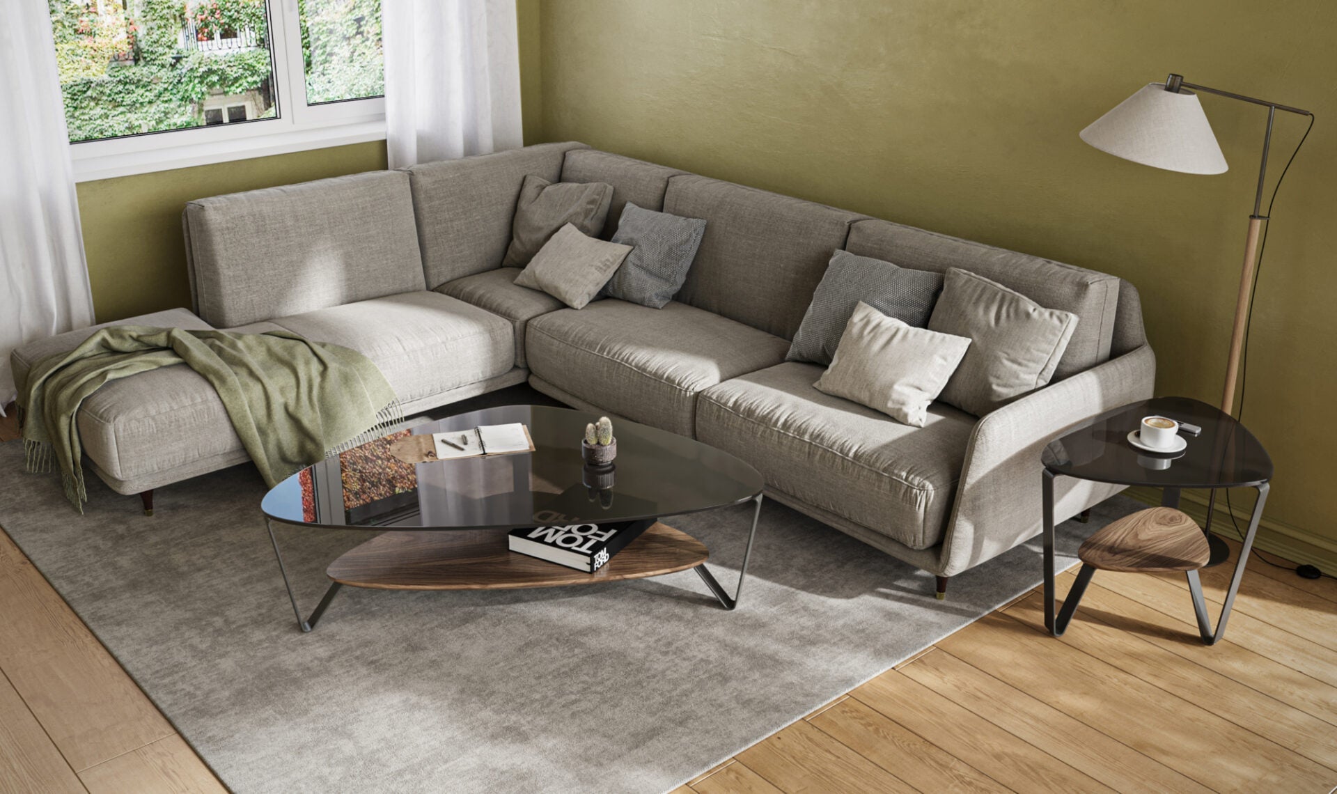 Petite table basse BDI Dino 1364 