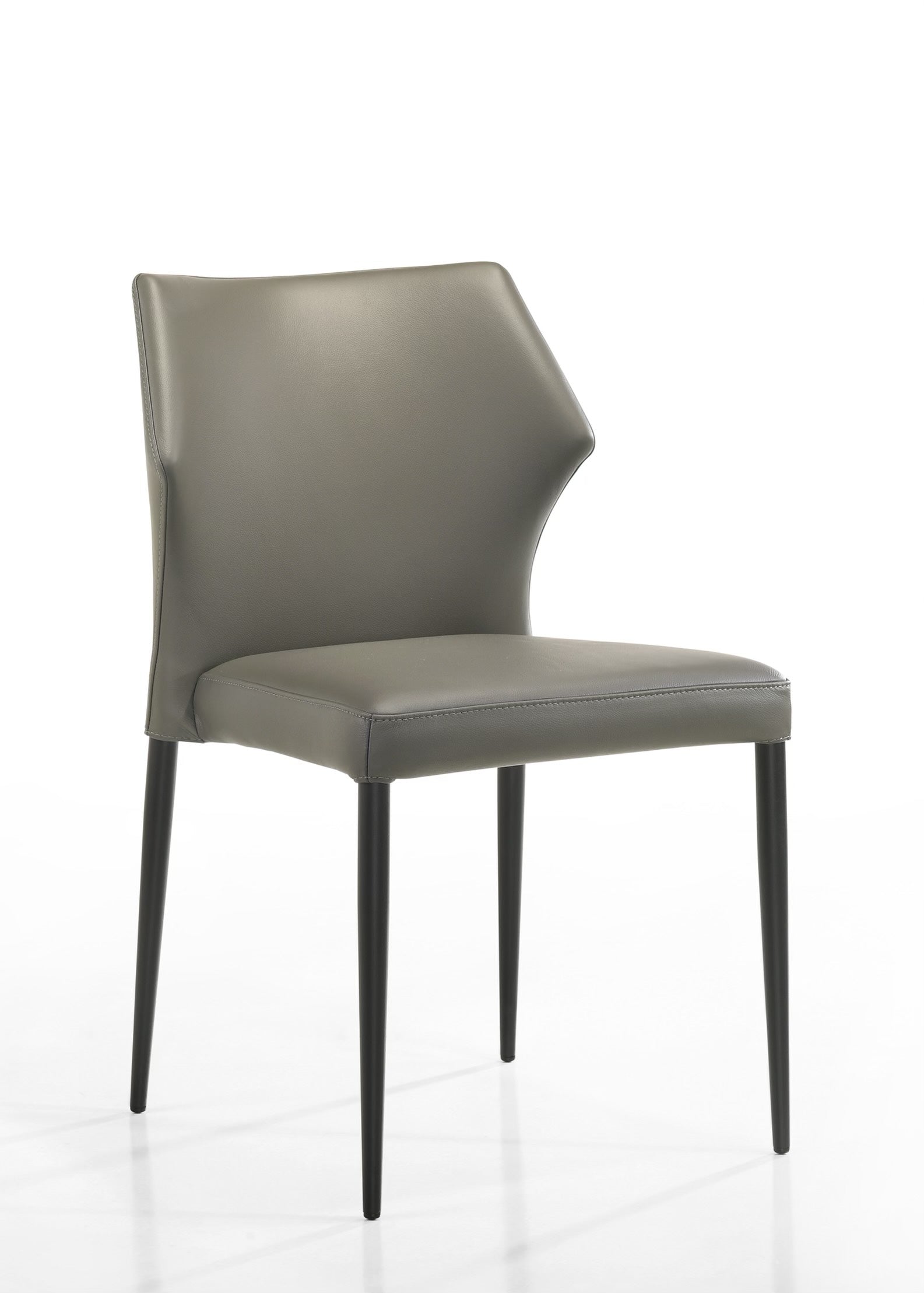 Chaise Dallas en cuir souple vendue par lot de deux