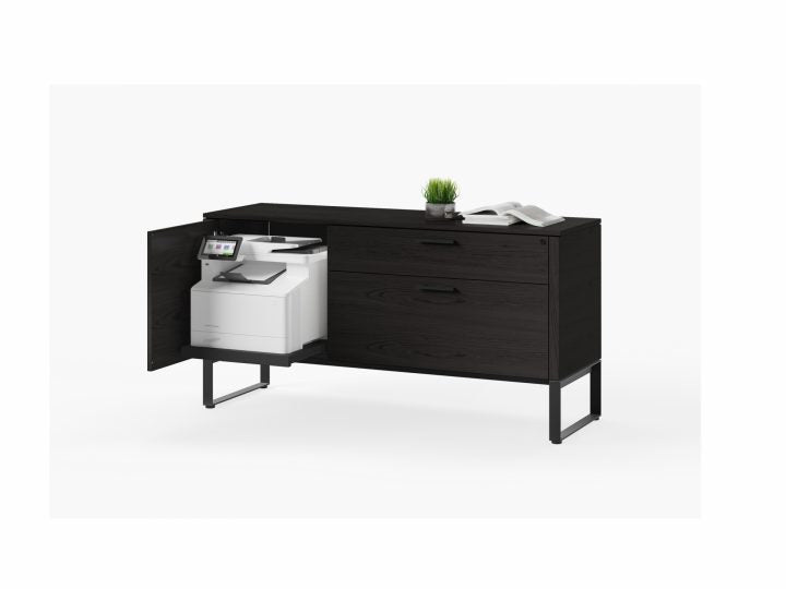 Armoire de rangement et de classement multifonction pour bureau à domicile BDI Linea 6220