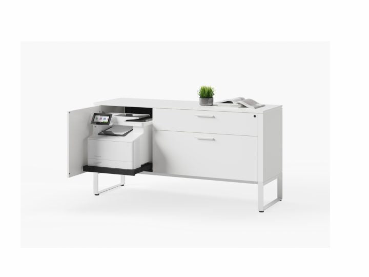 Armoire de rangement et de classement multifonction pour bureau à domicile BDI Linea 6220