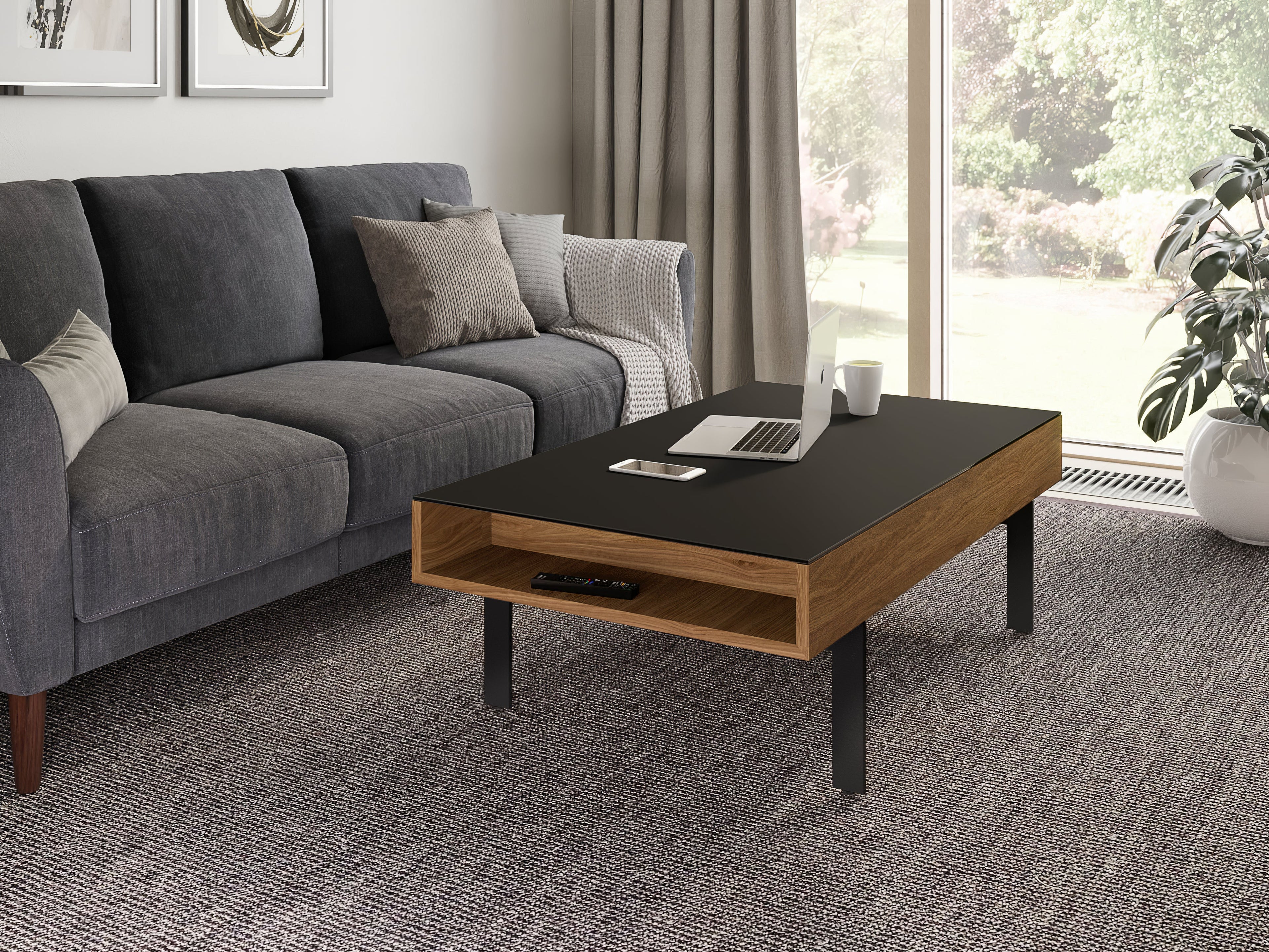 Table basse relevable BDI Reveal 1192