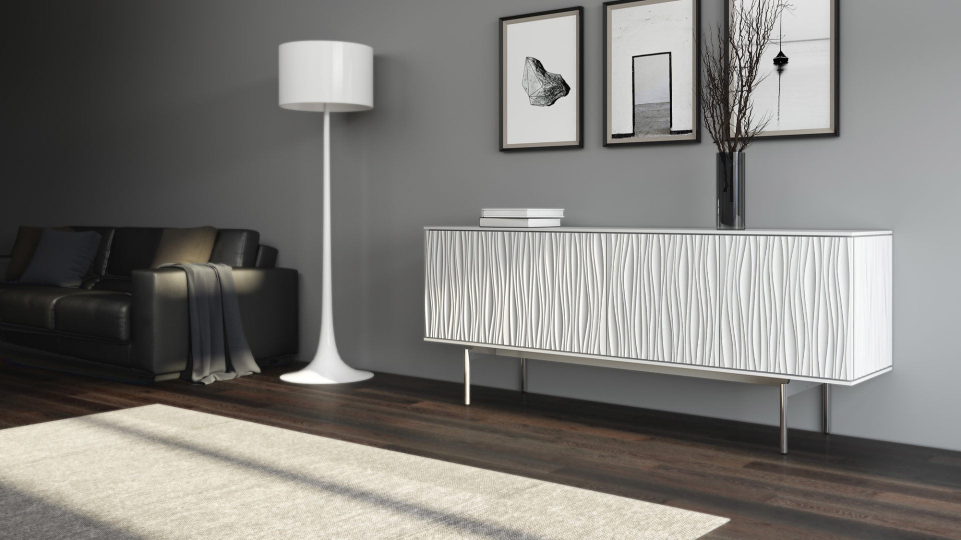BDI Tanami 7109 Crédence moderne et console multimédia