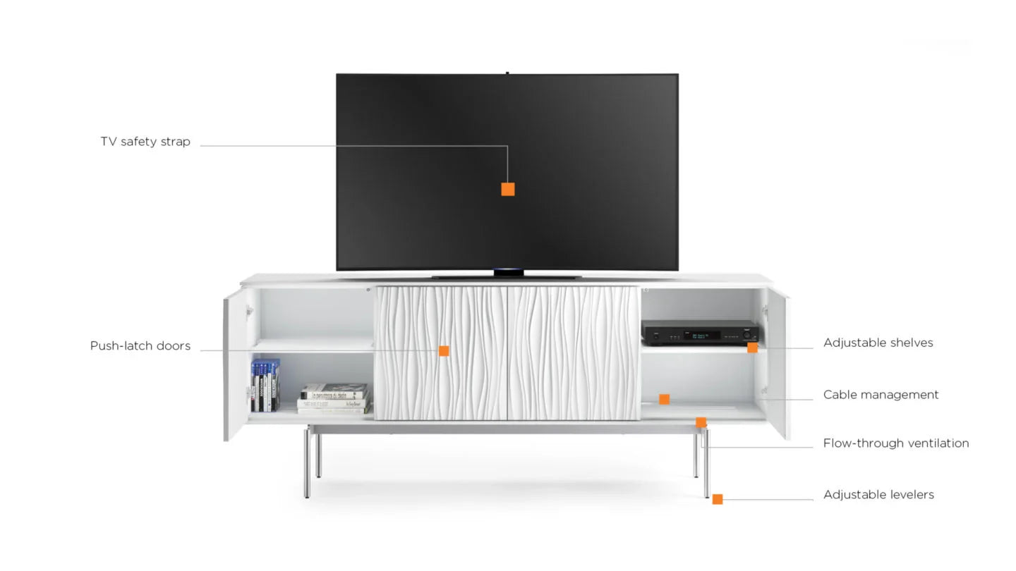 BDI Tanami 7109 Crédence moderne et console multimédia